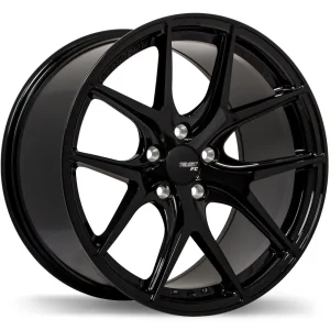 Fast Wheels – FC04 – Black – 19″x9.5″ 35mm – All weather Wheels – FC04A-1995-15BE+35C726